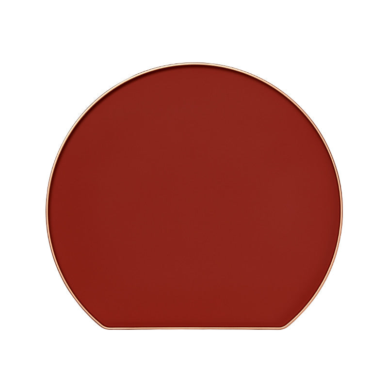 a tray - Burgundy red